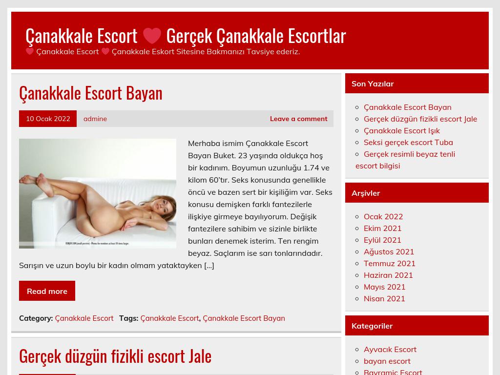 Çanakkale Escort