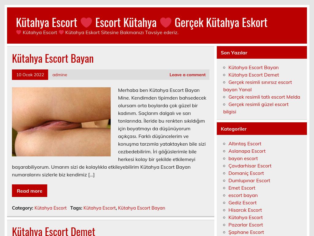 Kütahya Escort